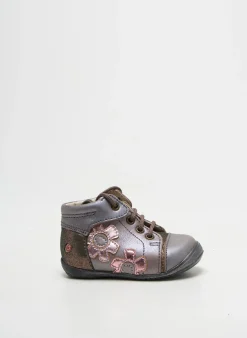 Bottillons Gbb Violet Bout Rond