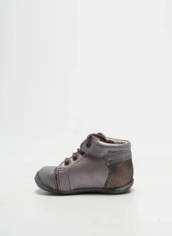 Bottillons Gbb Violet Bout Rond