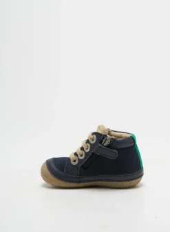 Bottillons Kickers Bleu Bout Rond