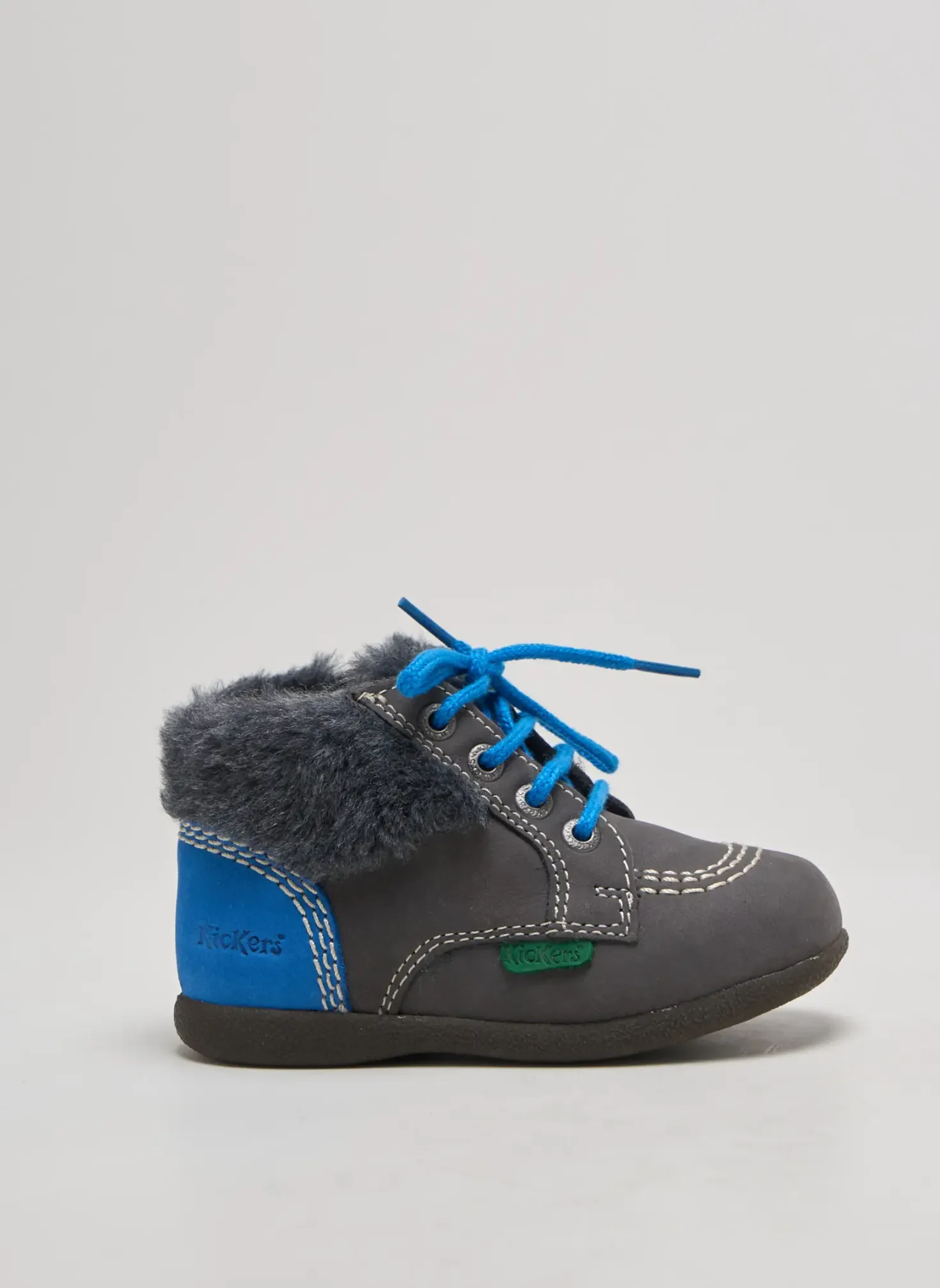 Bottillons Kickers Bleu Bout Rond