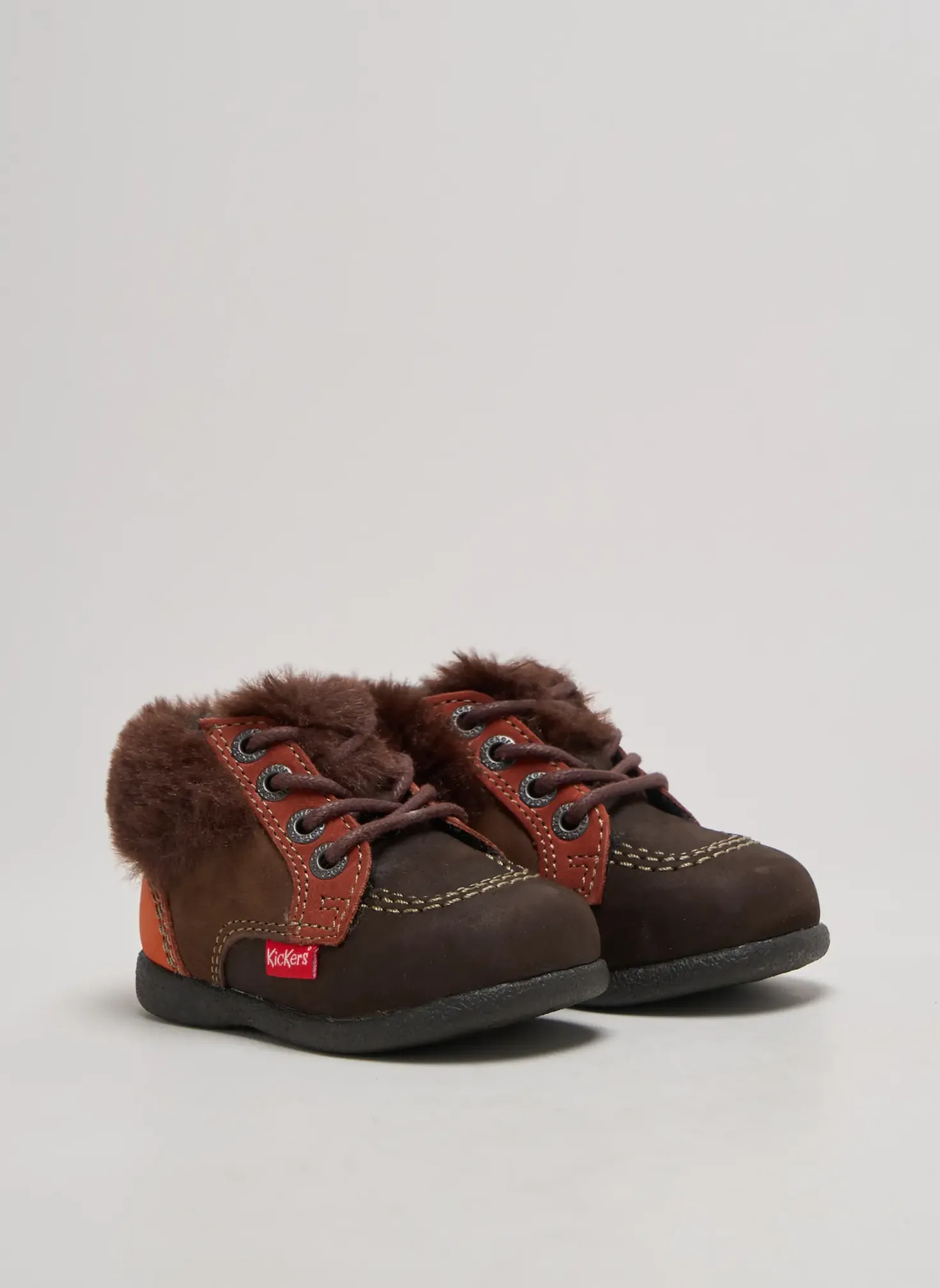 Bottillons Kickers Orange Bout Rond