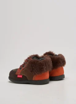 Bottillons Kickers Orange Bout Rond