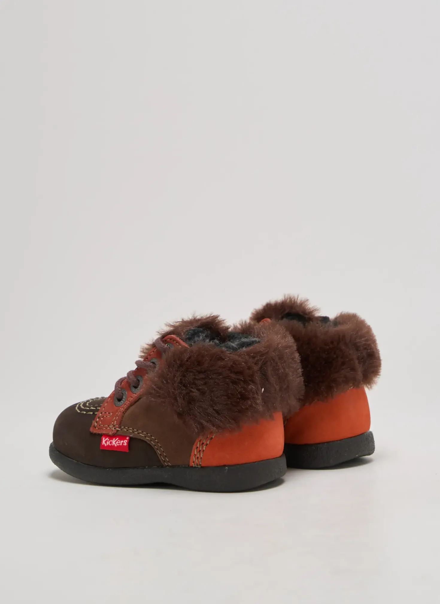 Bottillons Kickers Orange Bout Rond