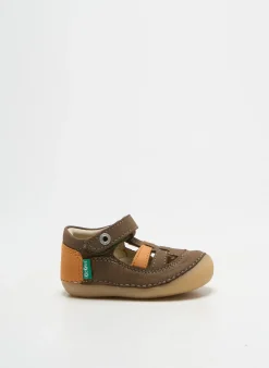 Bottillons Kickers Vert Bout Rond