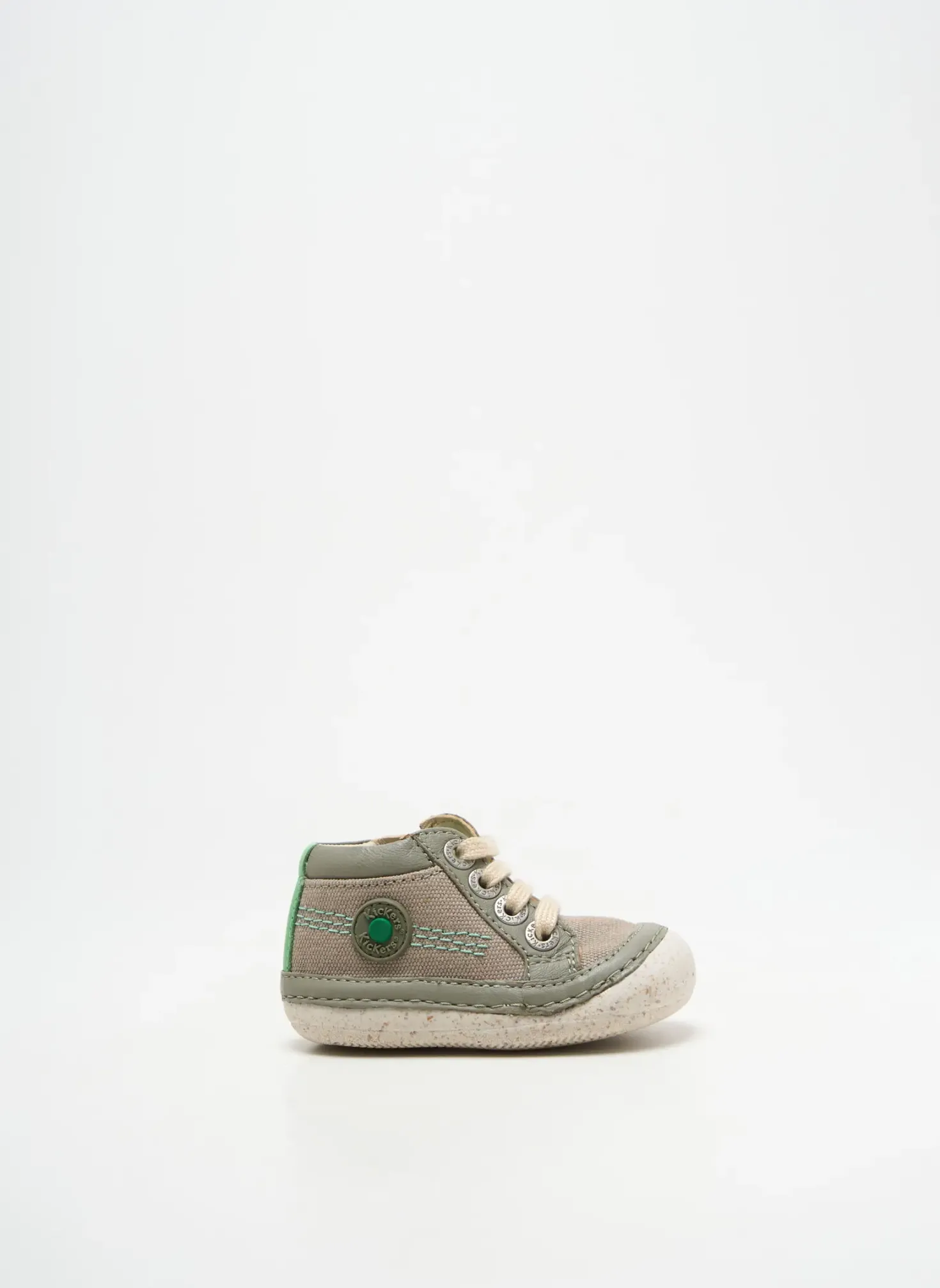Bottillons Kickers Vert Bout Rond