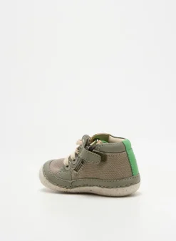 Bottillons Kickers Vert Bout Rond