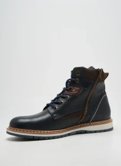 Bottines/boots Arid Bleu Bout Rond