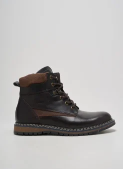 Bottines/boots Arid Marron Fonce Bout Rond