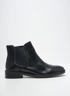Bottines/boots Bronx Noir Talon Bas
