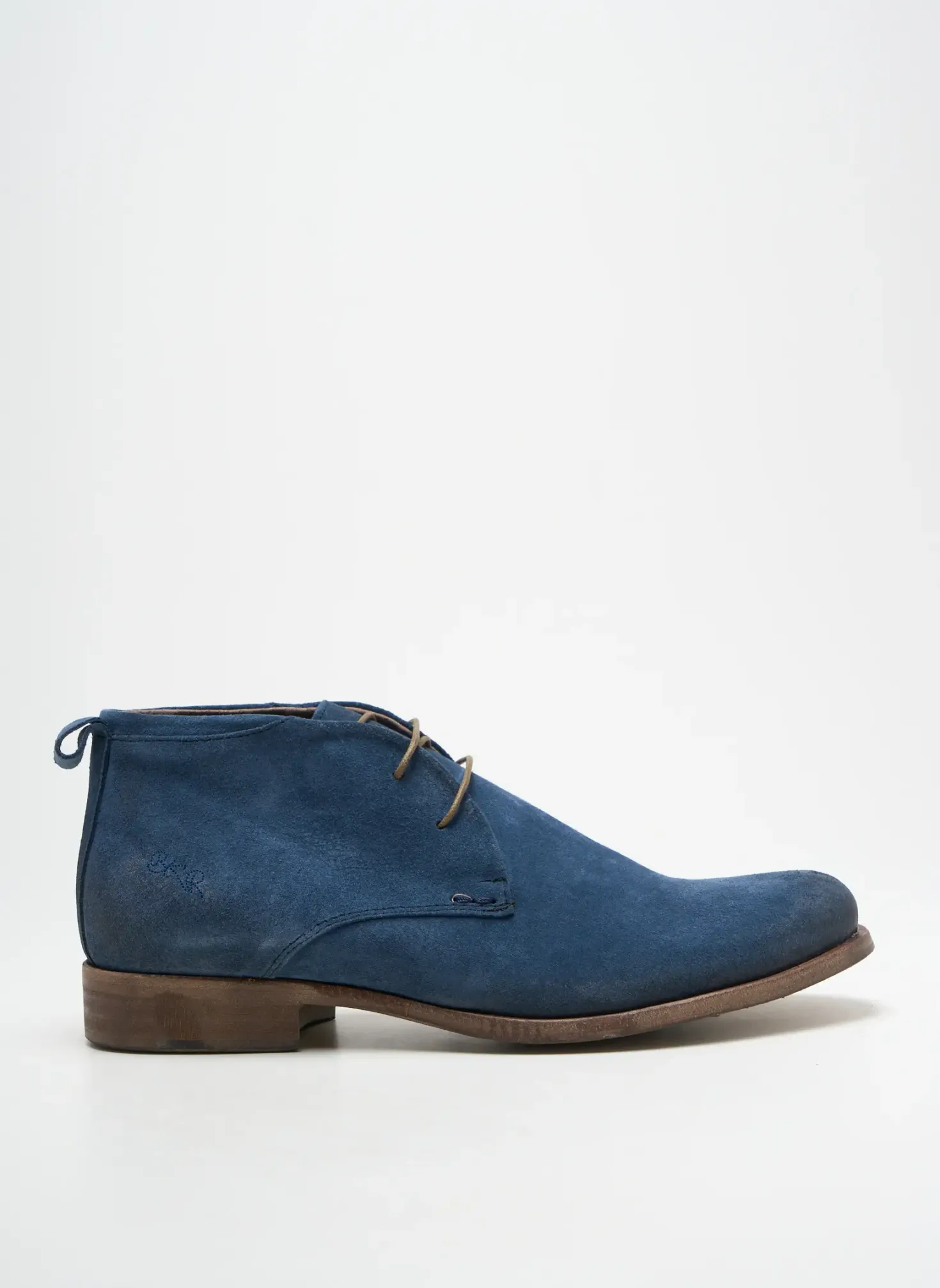 Bottines/boots Bunker Bleu Talon Bas