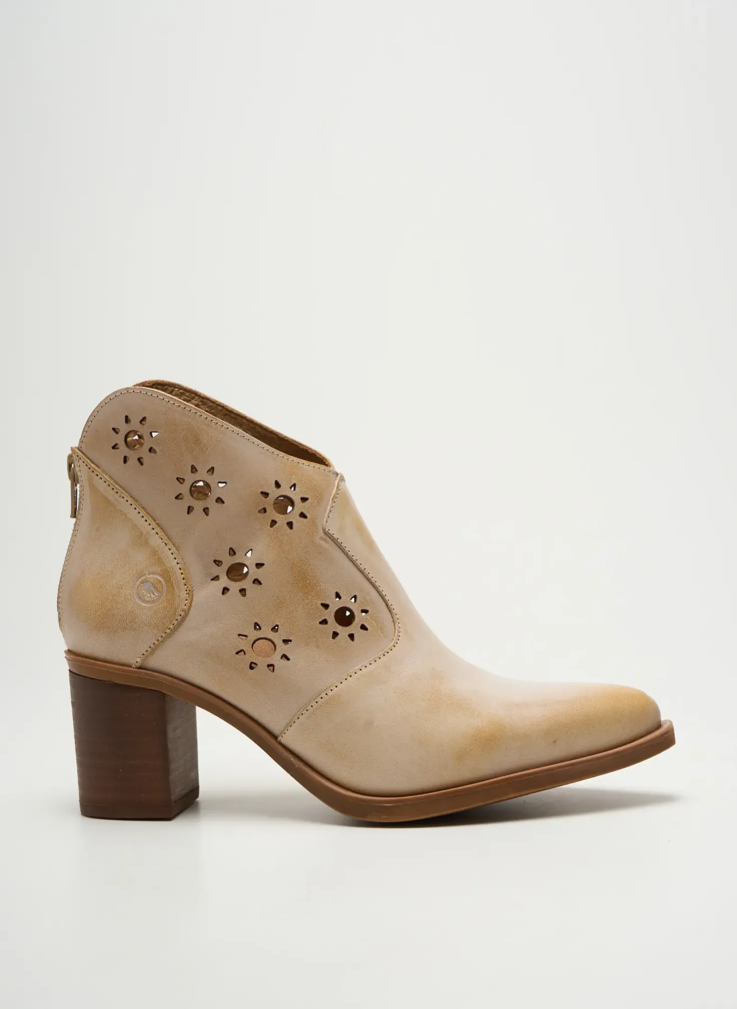 Bottines/boots Casta Beige Talon De 4 À 6cm