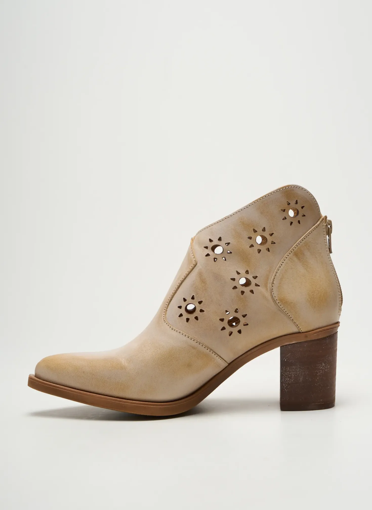 Bottines/boots Casta Beige Talon De 4 À 6cm