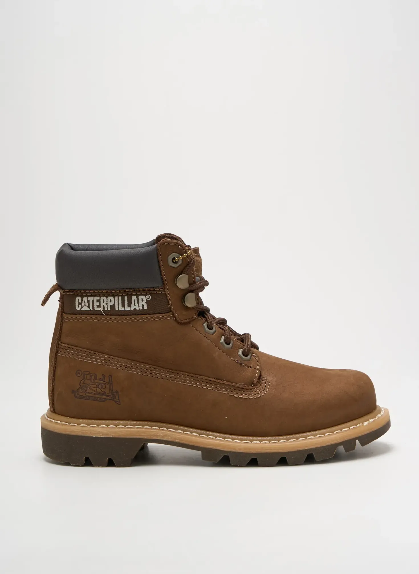 Bottines/boots Cat Marron Talon Bas