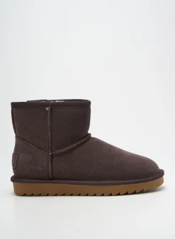 Bottines/boots Colors Of California Marron Fonce Talon Plat Jusqu'à 3cm