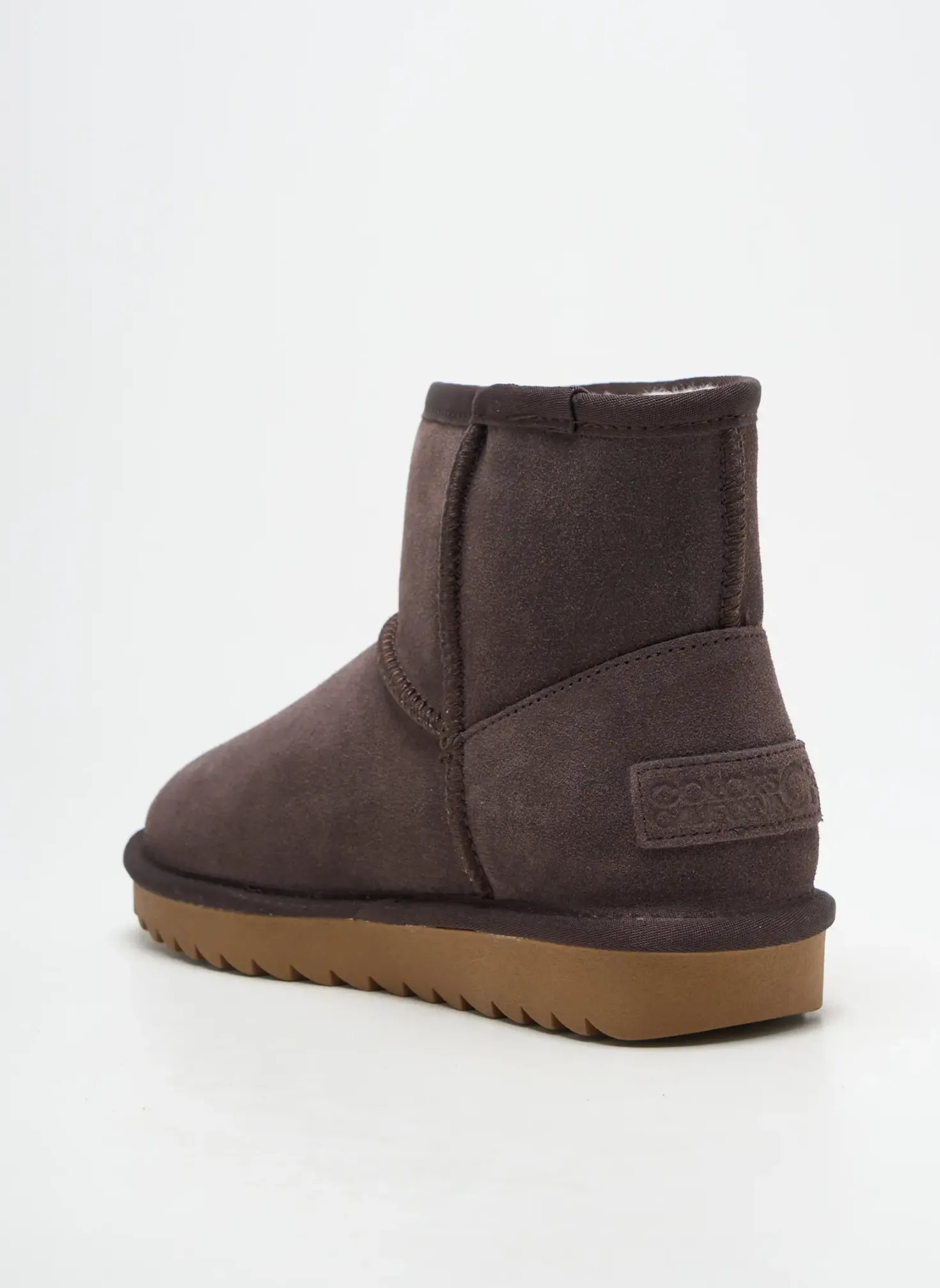 Bottines/boots Colors Of California Marron Fonce Talon Plat Jusqu'à 3cm