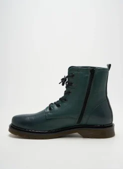 Bottines/boots Cotemer Vert Talon Bas
