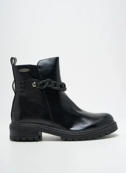 Bottines/boots Dées Shoes Noir Talon Plat Jusqu'à 3cm