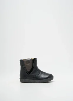 Bottines/boots Falcotto Noir Bout Rond