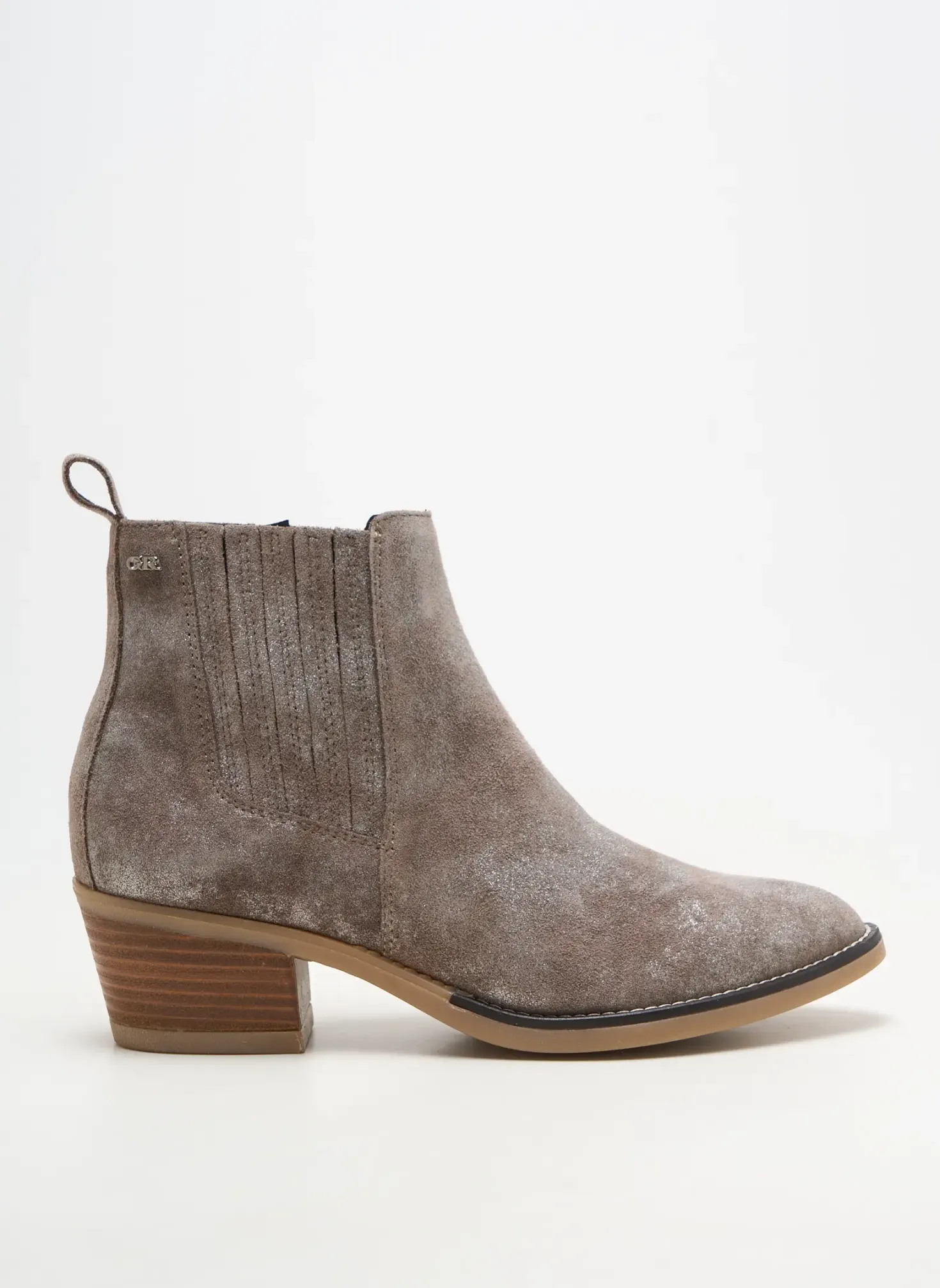 Bottines/boots Geo-reino Gris Talon De 4 À 6cm