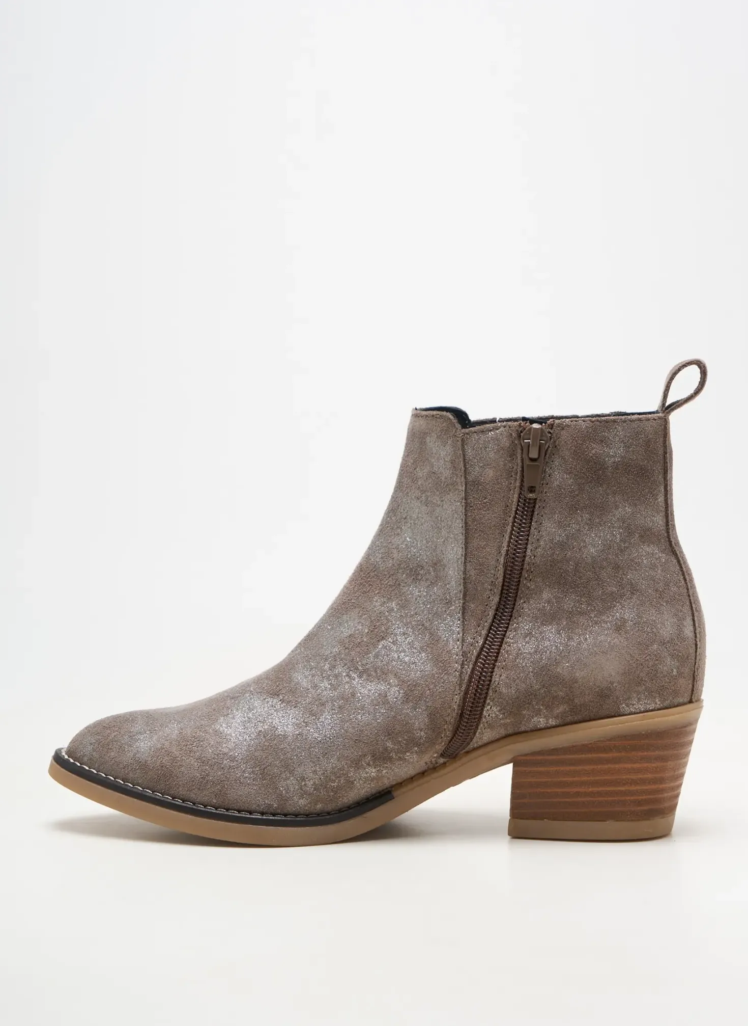 Bottines/boots Geo-reino Gris Talon De 4 À 6cm