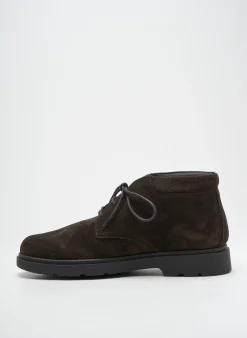 Bottines/boots Geox Marron Talon Bas