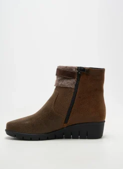 Bottines/boots Infini Marron Talon De 4 À 6cm
