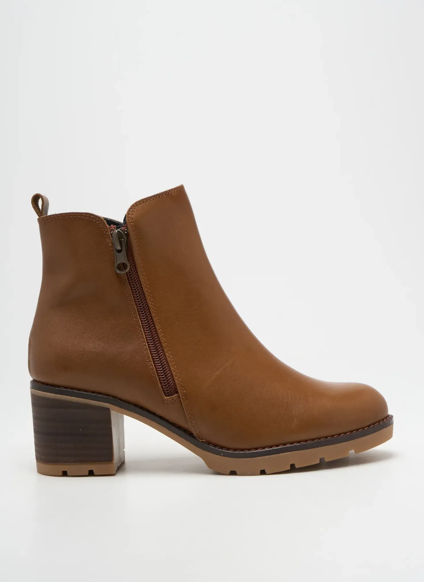 Bottines/boots Jordana Marron Talon De 4 À 6cm
