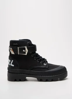Bottines/boots Karl Lagerfeld Noir Talon Plat Jusqu'à 3cm