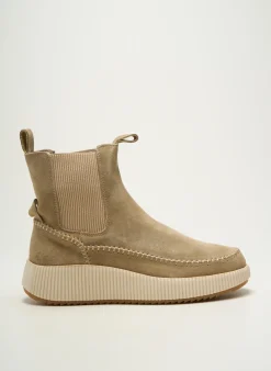 Bottines/boots Kelara Beige Talon De 4 À 6cm