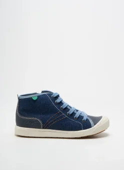 Bottines/boots Kickers Bleu Bout Rond