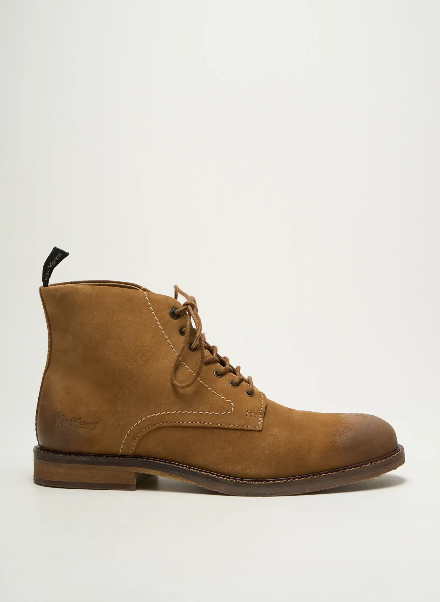 Bottines/boots Kickers Marron Talon Bas