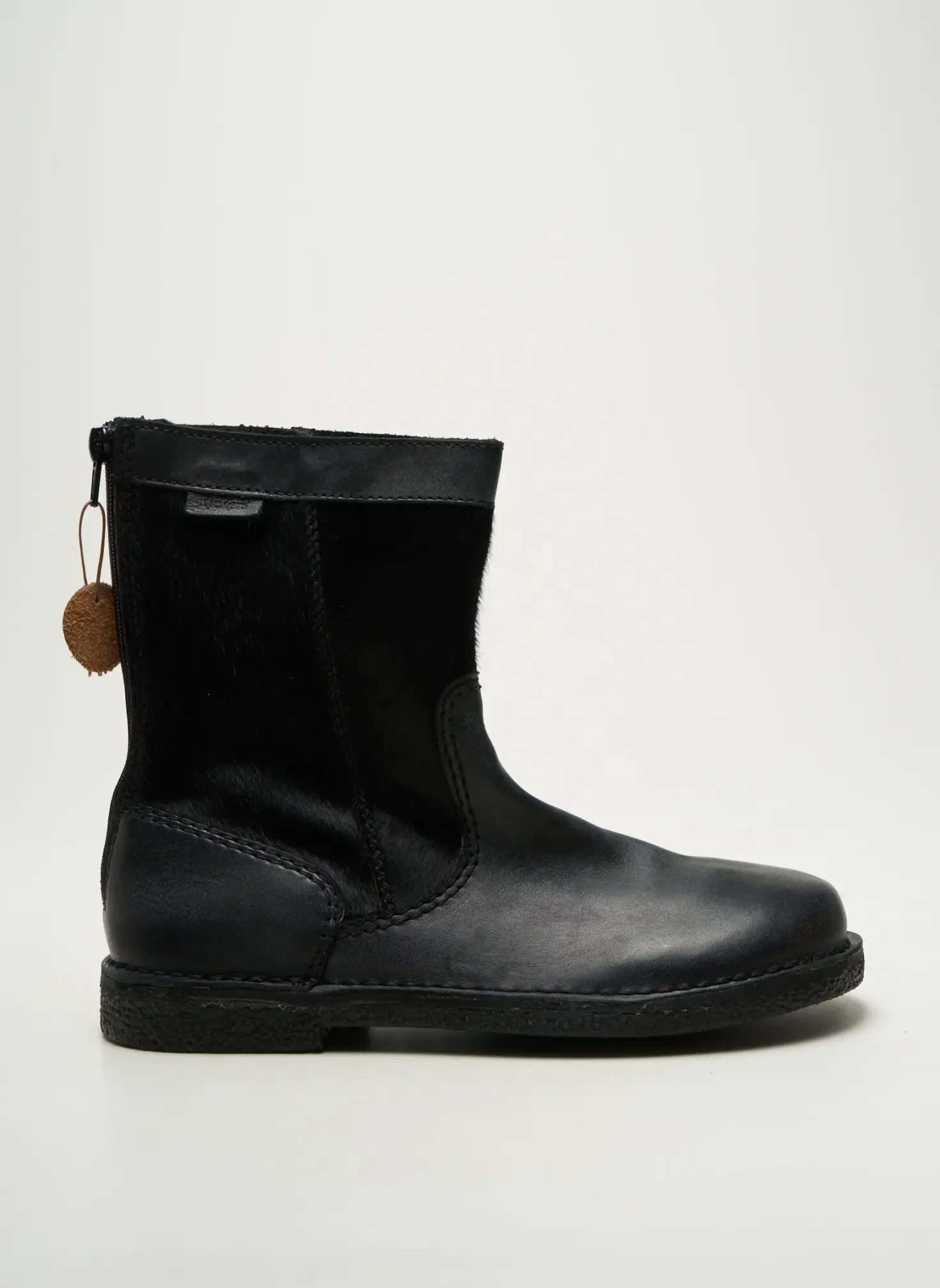 Bottines/boots Kickers Noir Talon Plat Jusqu'à 3cm
