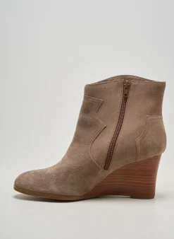 Bottines/boots Mam'zelle Beige Talon De 7 À 9cm