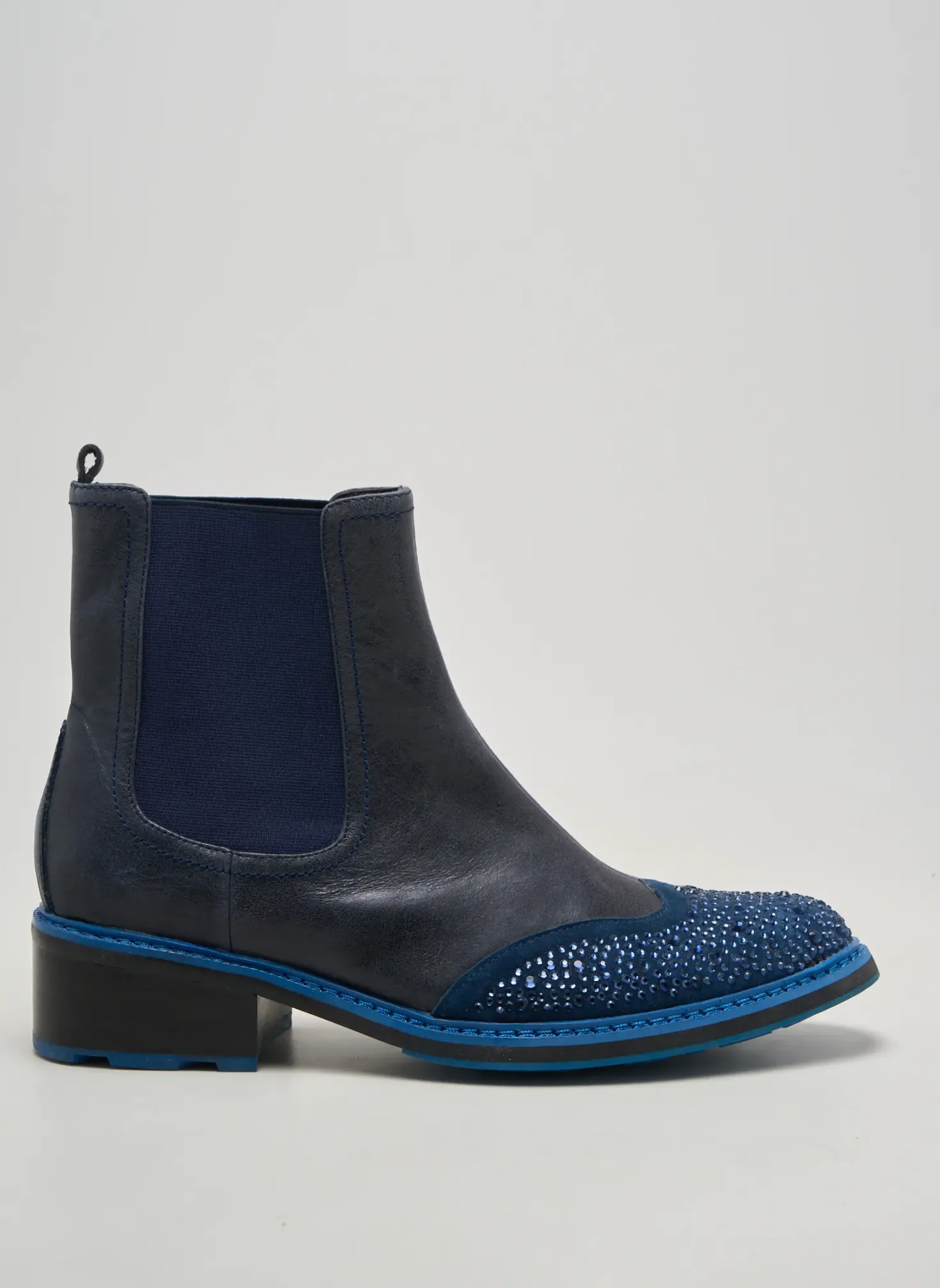 Bottines/boots Mam'zelle Bleu Talon De 4 À 6cm