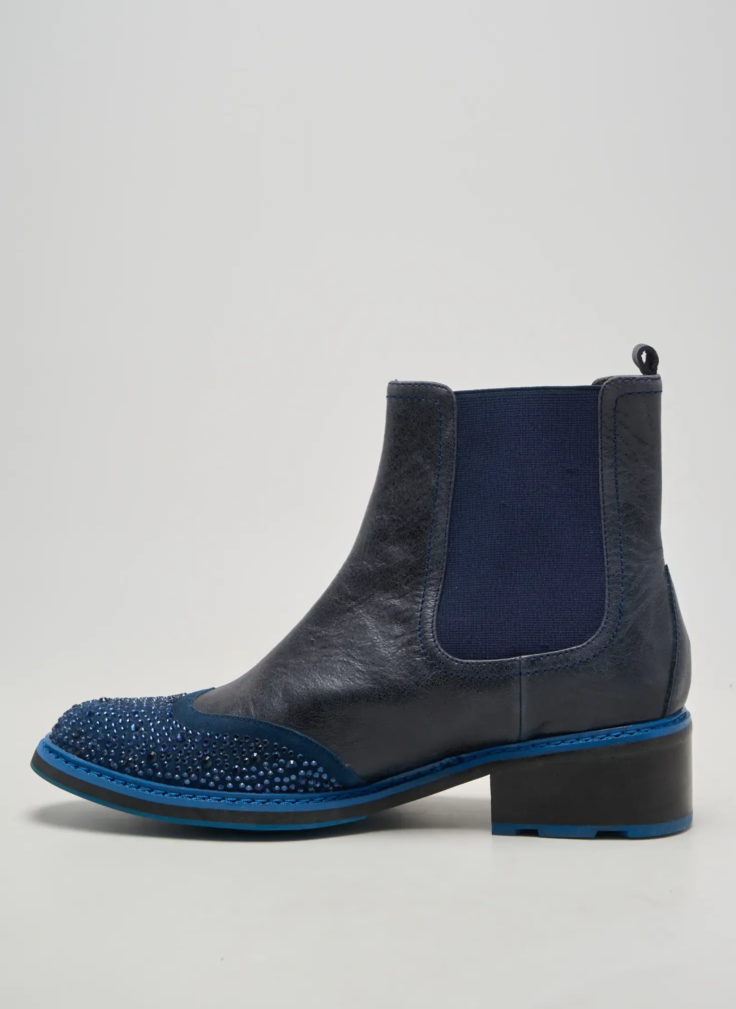Bottines/boots Mam'zelle Bleu Talon De 4 À 6cm