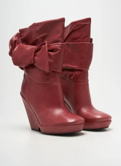 Bottines/boots Marc By Marc Jacobs Rouge Talon Haut De 10cm Et Plus