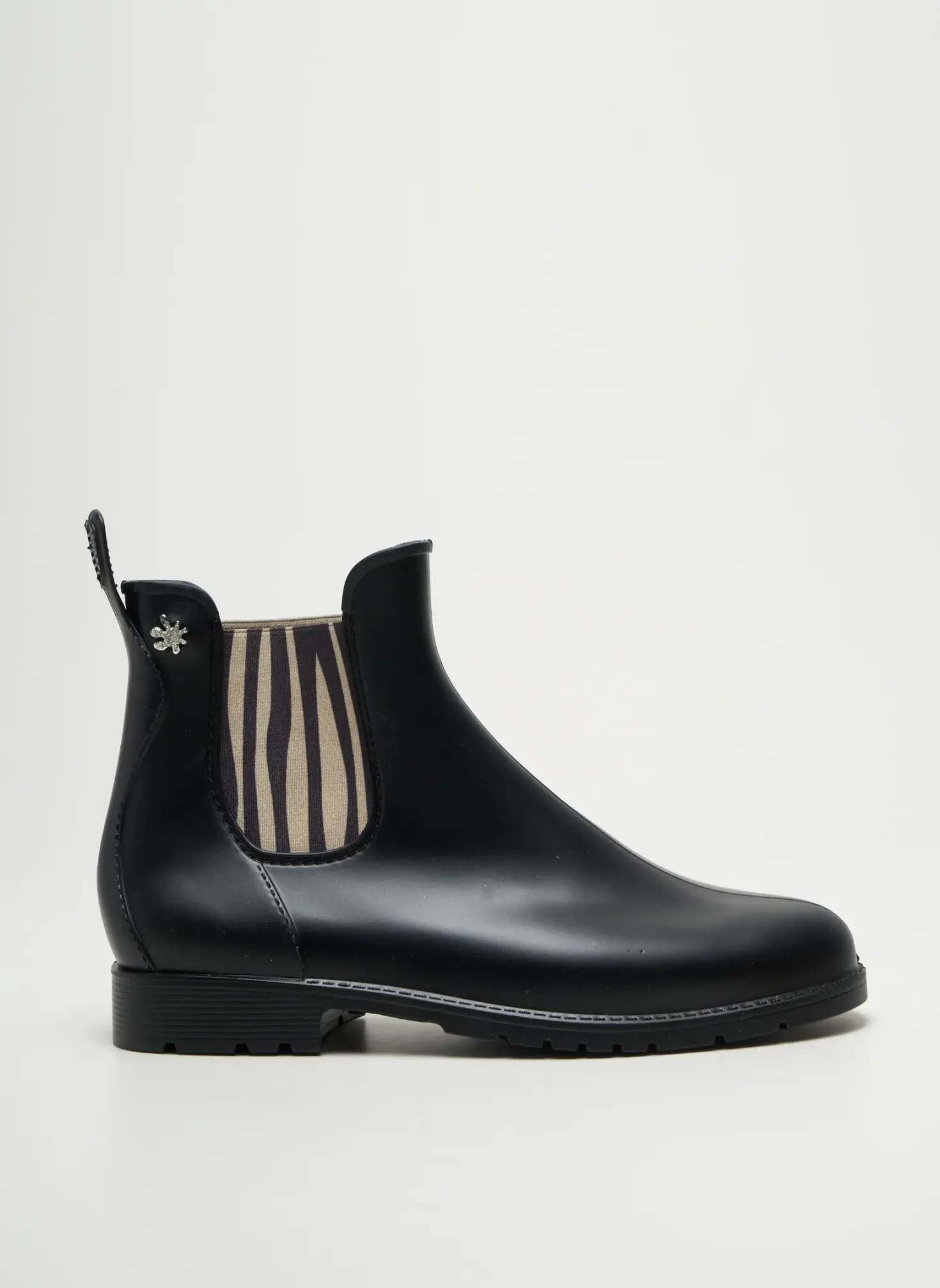 Bottines/boots Meduse Noir Talon Plat Jusqu'à 3cm