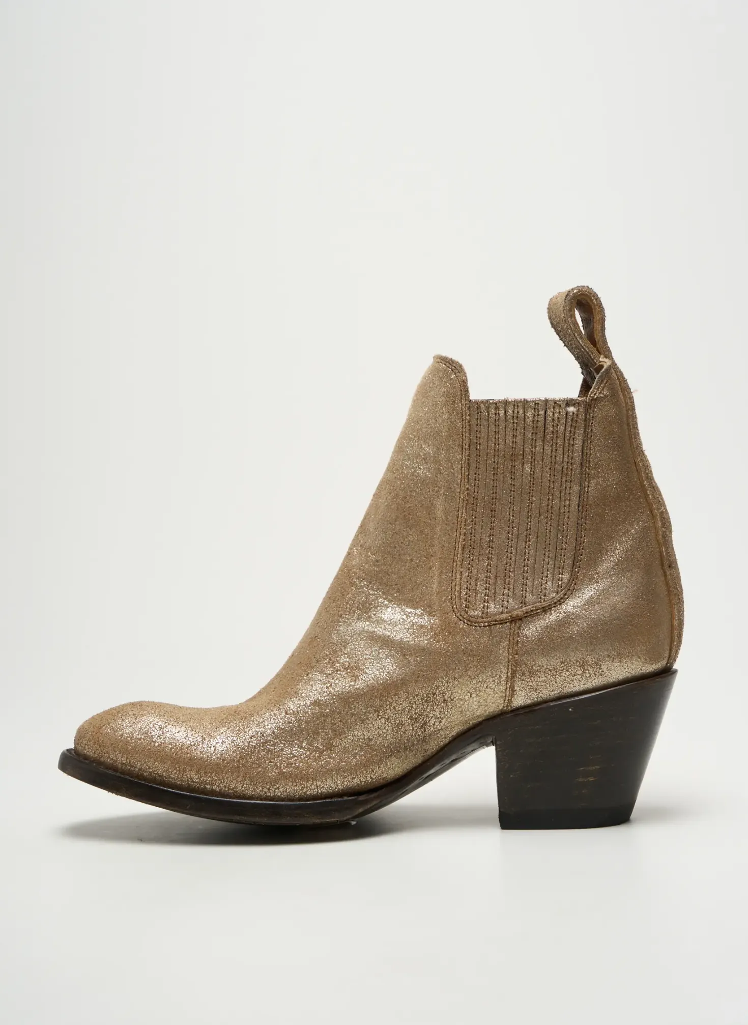 Bottines/boots Mexicana Or Talon De 4 À 6cm