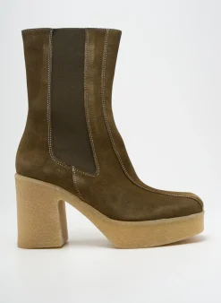 Bottines/boots Minka Design Vert Talon De 7 À 9cm