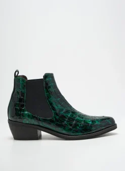 Bottines/boots Minka Design Vert Talon De 4 À 6cm