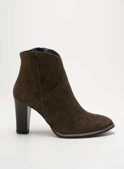Bottines/boots Myma Vert Talon De 7 À 9cm