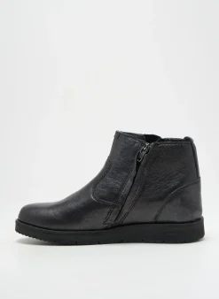 Bottines/boots Noël Noir Bout Rond