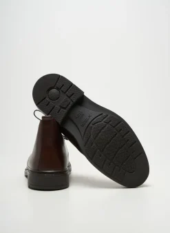 Bottines/boots Notton Marron Talon Bas