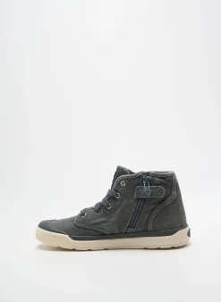 Bottines/boots Palladium Gris Bout Rond