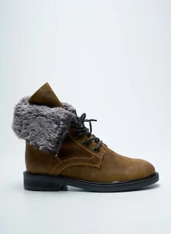 Bottines/boots Palladium Marron Talon Plat Jusqu'à 3cm
