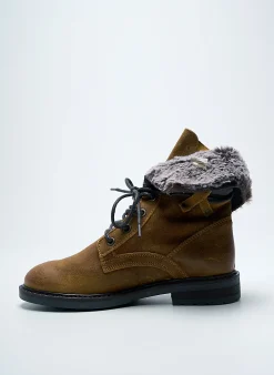 Bottines/boots Palladium Marron Talon Plat Jusqu'à 3cm