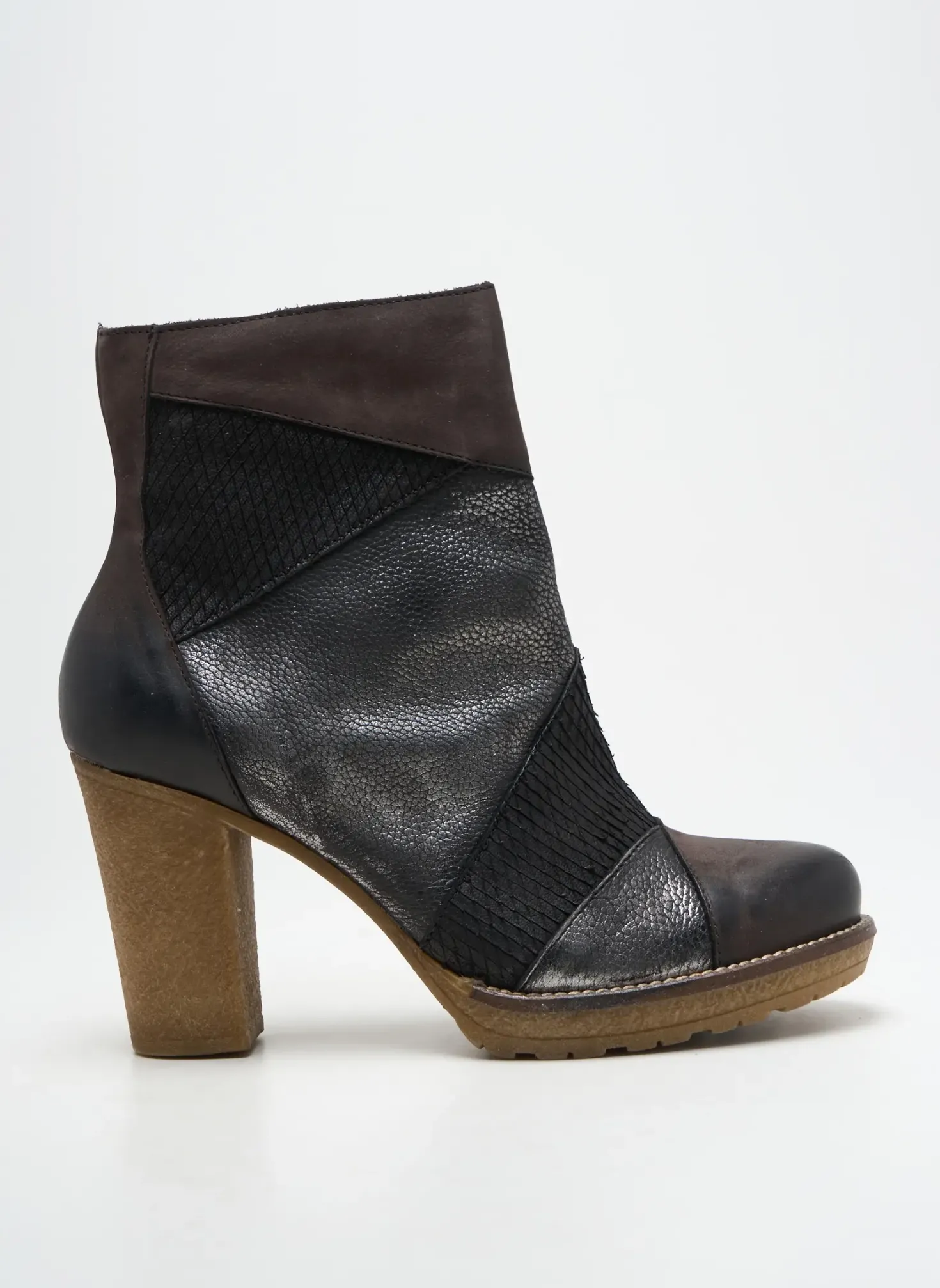 Bottines/boots Paprika Argent Talon De 7 À 9cm