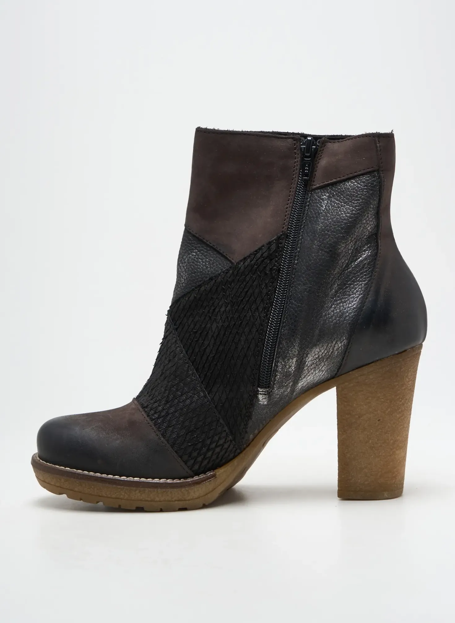 Bottines/boots Paprika Argent Talon De 7 À 9cm