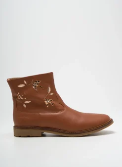 Bottines/boots Pom D'api Marron Talon Bas
