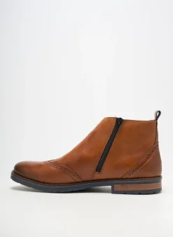 Bottines/boots Rieker Marron Talon Bas
